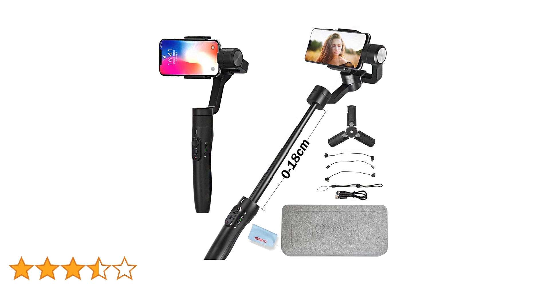 Feiyu Tech - ジンバル フェイユテック vimble 2s Amazon.co.jp: 【国内正規品】 FeiyuTech Vimble2S スマホ用